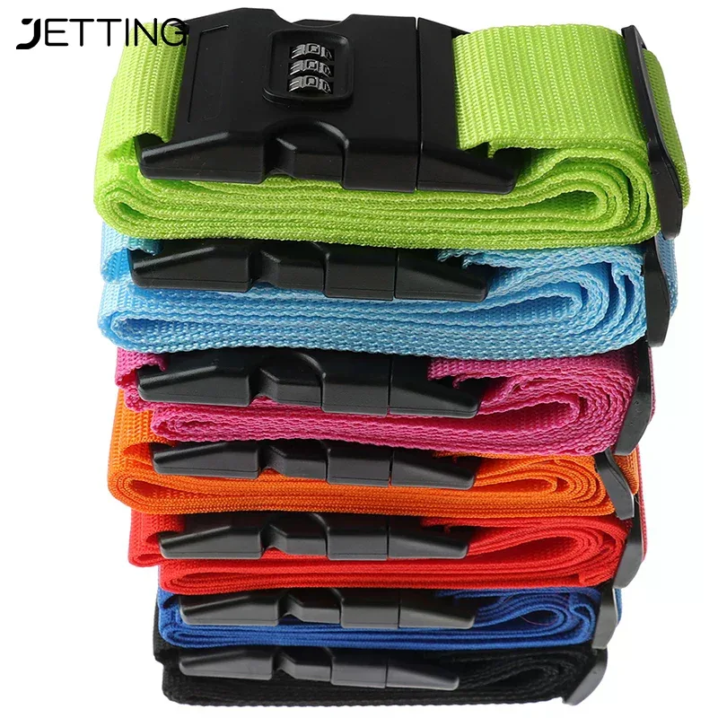 sangle de bagage en nylon réglable, 1 pièce, sangle à boucle pour valise de voyage, accessoires de voyage, emballage de valise, ceinture de sécurité
