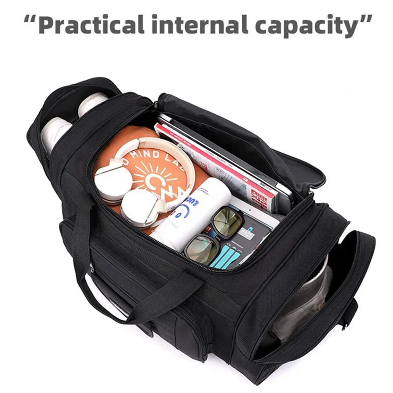 sac à main de voyage pour hommes, sac à bandoulière de poche pour chaussures, grand sac à bandoulière pour sport de plein air, fitness, week-end, sacs de voyage décontractés xa41wa