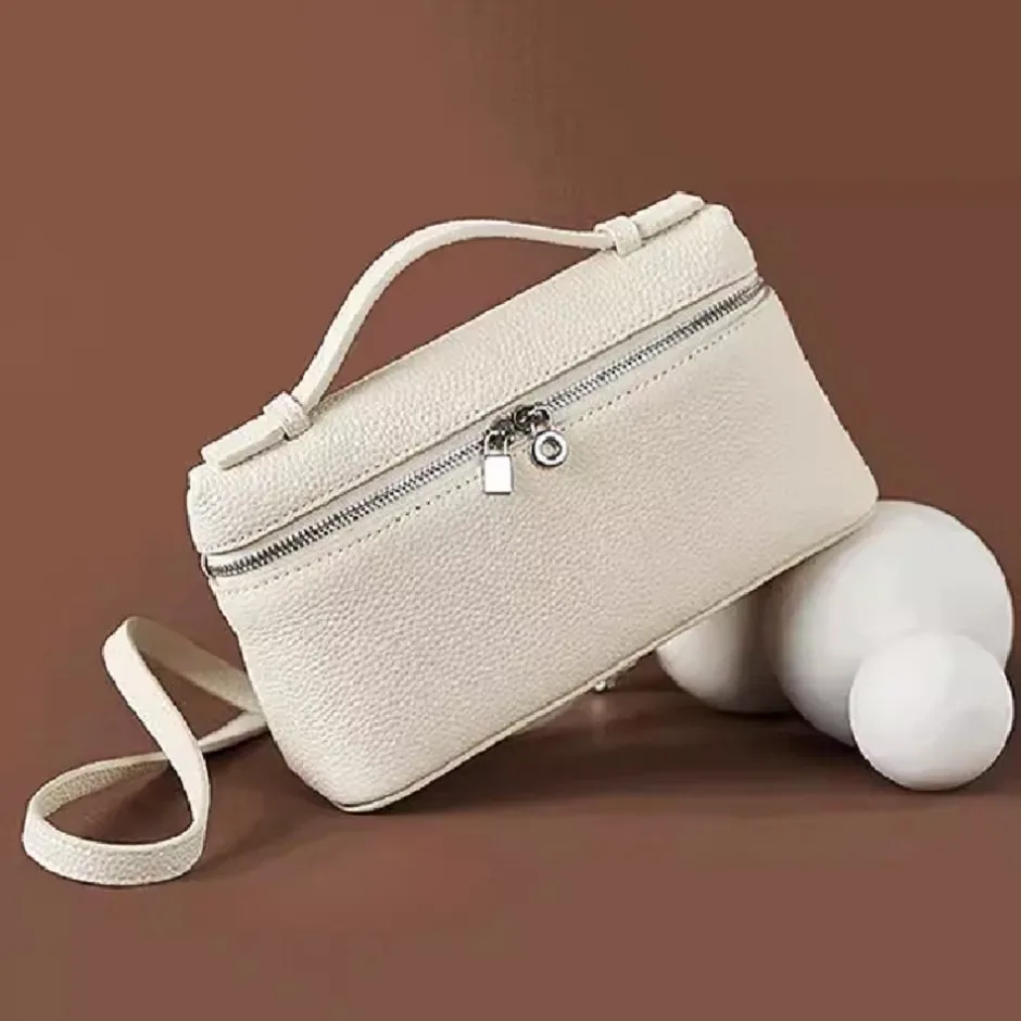 sac à bandoulière en cuir grainé de litchi, style premium et de niche, sac pour femme simple et tendance, sac à main mini exquis, sacs bandoulière.