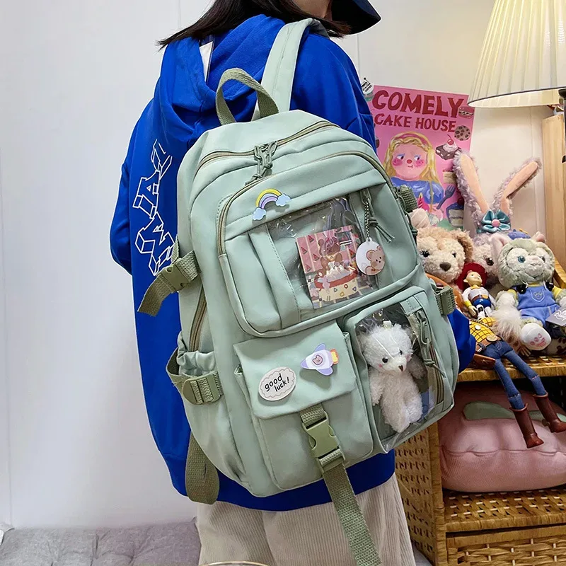 mode filles sac à dos nouvelle grande capacité style coréen femmes sacs à dos mignon étudiant école sac à dos polyvalent femmes sac