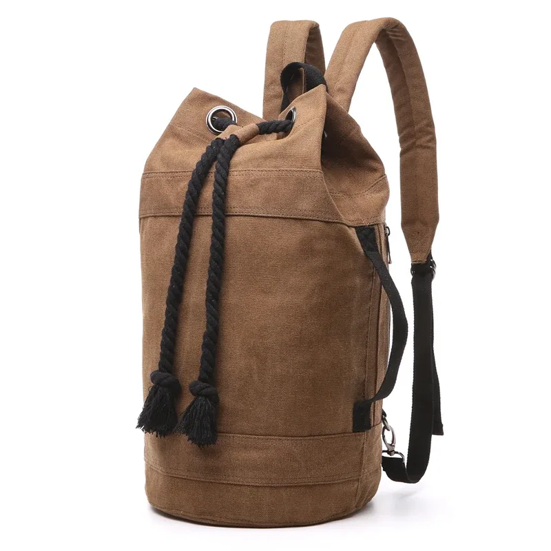 sac à dos scolaire de sport en toile de couleur unie, sac à dos antivol de loisirs pour hommes