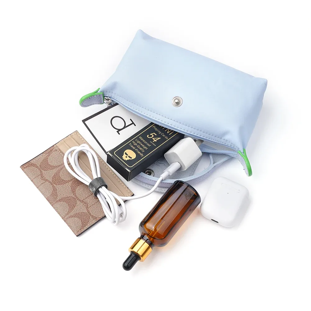organisateur en feutre de qualité supérieure pour mini sac en nylon, ultra léger 30g, pochette intérieure, structeur de sac à main, doublure de maquillage avec fermeture éclair
