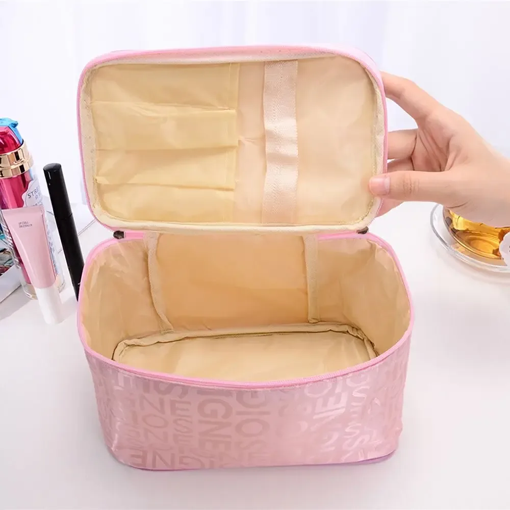 sac de rangement pratique pour maquillage, imperméable, grande capacité, sac de voyage pour cosmétiques, accessoires de maquillage, trousse de toilette, sac à main pour la maison