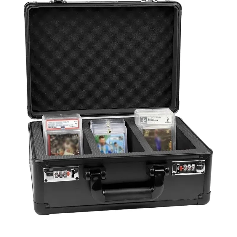 étui de rangement de cartes pour tcg, mtg, yu-gi-oh! & cartes de sport |   boîte de rangement de protection portable, valise de cartes à collectionner