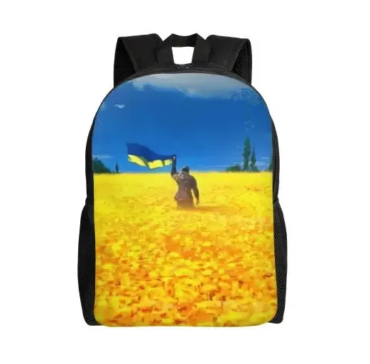 sac à dos de peinture d'interconnexion de sensation d'ukraine, sacs d'école, sacs de voyage d'université, convient pour ordinateur portable de 15 pouces, polyester unisexe avec fermeture à glissière