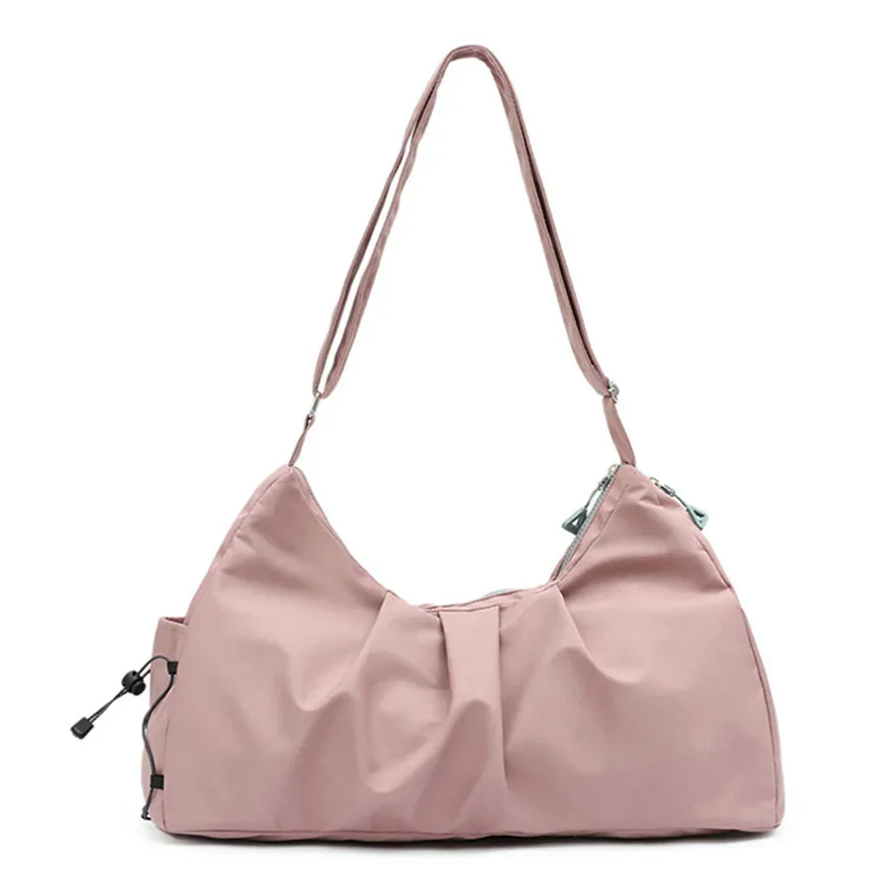 sac de yoga en nylon à bandoulière unique, sac de voyage de grande capacité, sac de fitness multifonctionnel et minimaliste, sac de sport