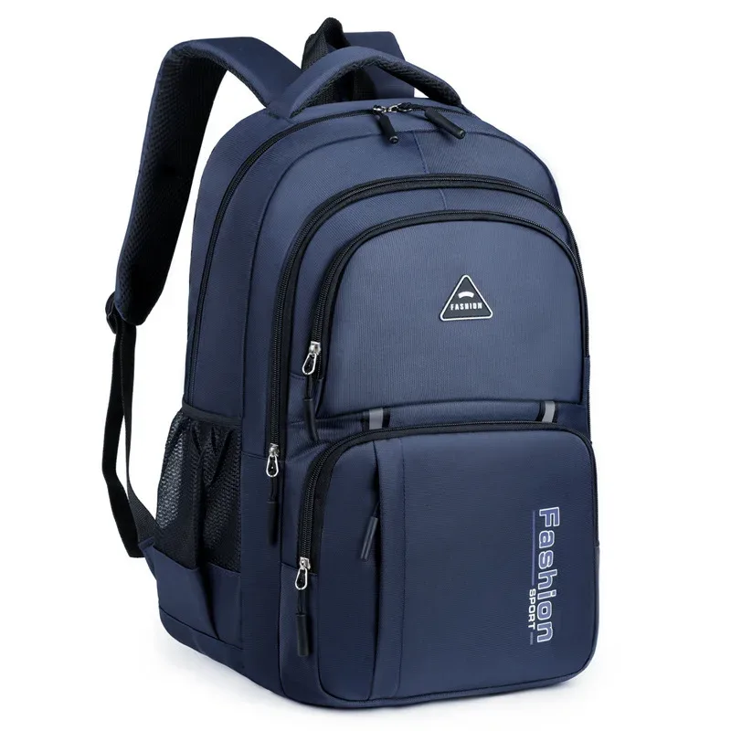 sac dos oxford université polyester coton bio noir bleu gris violet grand format verrouillage poche téléphone portable bandoulière arquée