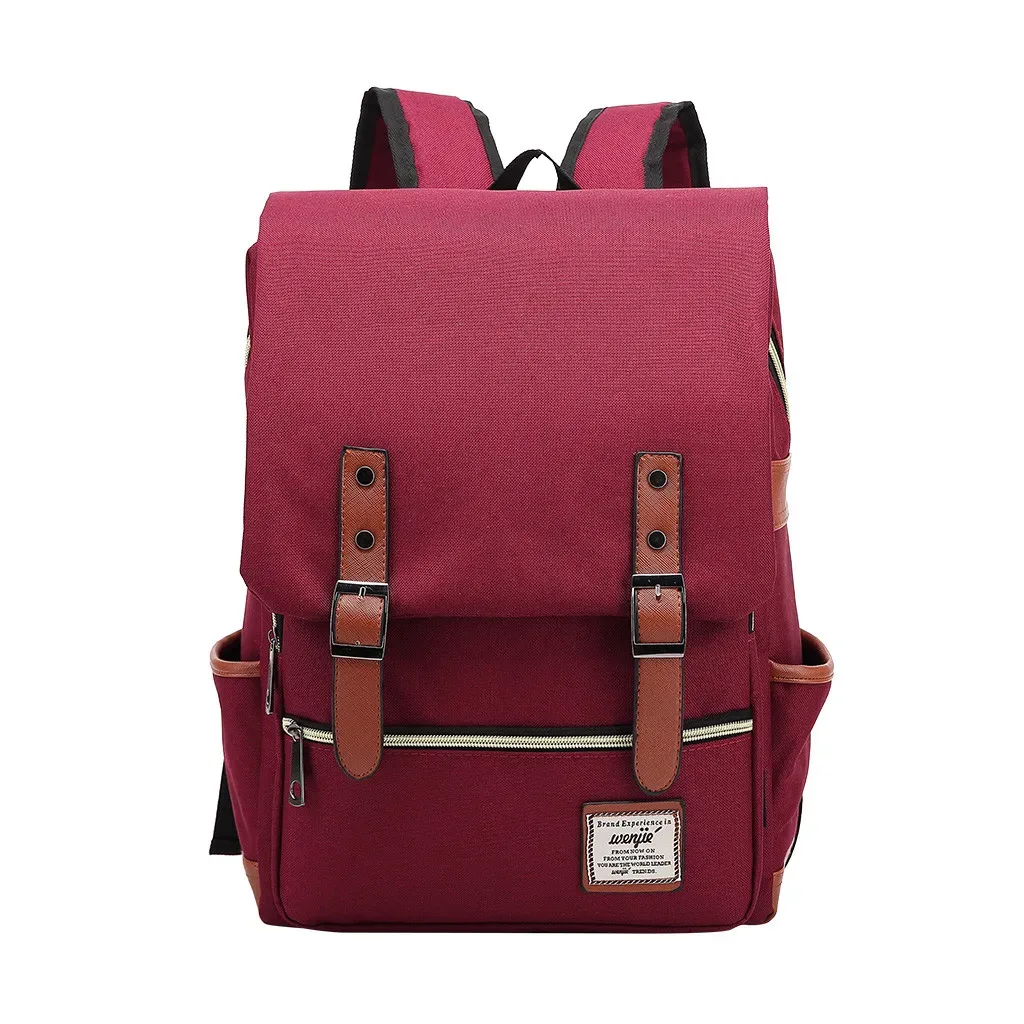sac à dos vintage pour ordinateur portable, sacs en toile pour femmes, sacs de voyage décontractés en toile pour hommes, sacs rétro décontractés, sacs d'école pour adolescents #