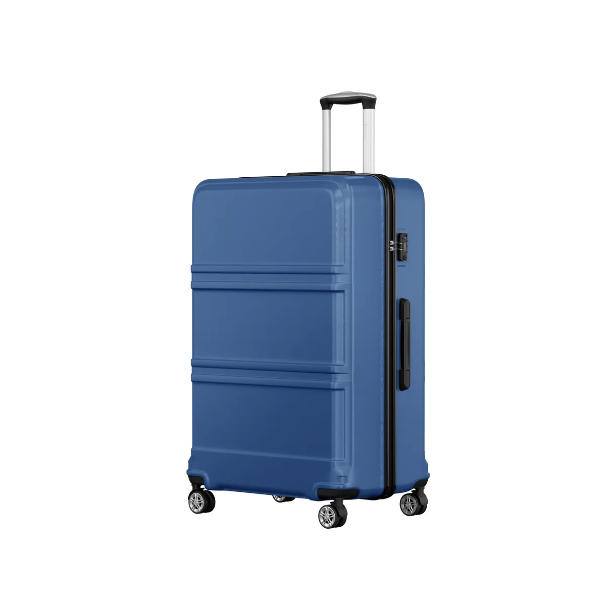 étui rigide kono de 32 pouces, chariots légers abs + pc avec double roues, serrure tsa, valise (s/m/l/xl)