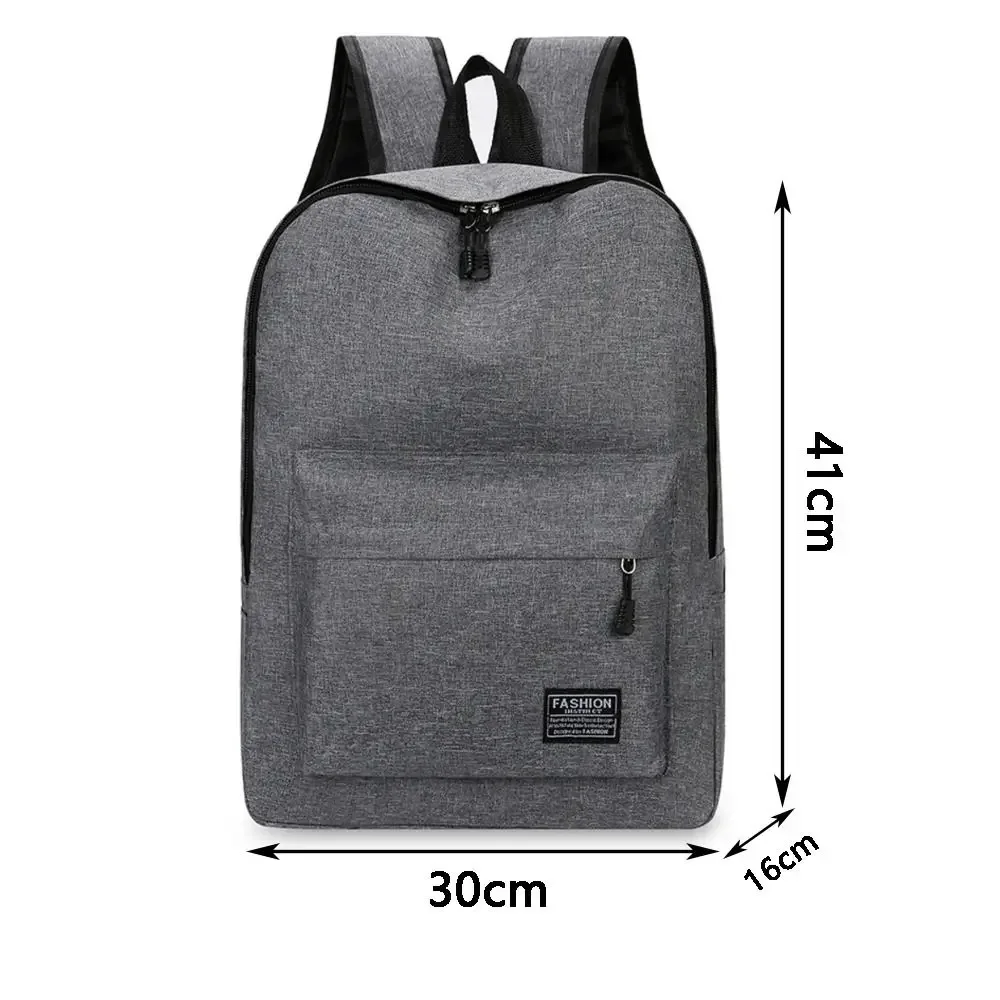 sac à dos polyvalent en tissu oxford de haute qualité, 15 pouces, lavable, pour étudiants, noir, gris, bleu, rouge, sac pour ordinateur, unisexe
