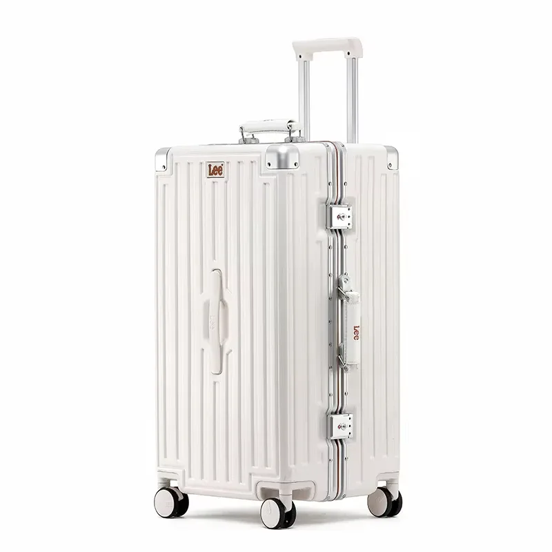 valise klqdzms de haute qualité, 28 pouces, grande capacité, cadre en aluminium, valise à roulettes, boîte de cabine 20 pouces, sac de voyage.