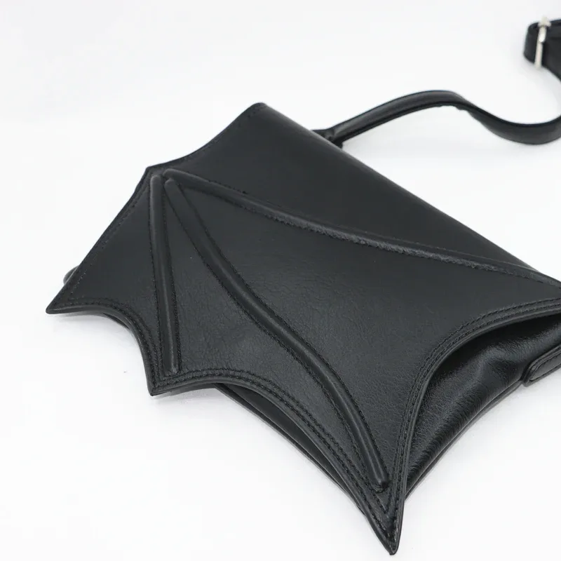 sac à ailes de chauve-souris noir, petit sac à bandoulière, sac à main de style gothique, sac à main batwing