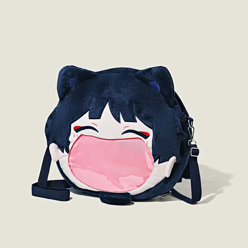 genshin impact wanderer raiden shogun kaedehara kazuha dessin animé itabag anime sac à dos cadeaux de vacances pour amis