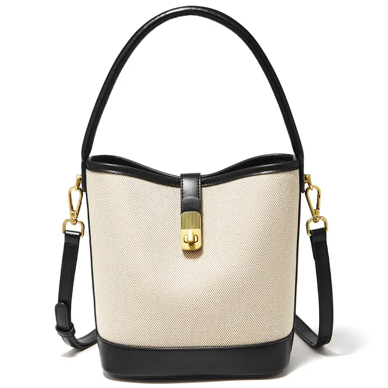 foxer 2026 nouveau sac à main femme en cuir pvc, sac seau élégant, sac à bandoulière tendance, luxe léger, meilleur cadeau pour épouse, amante