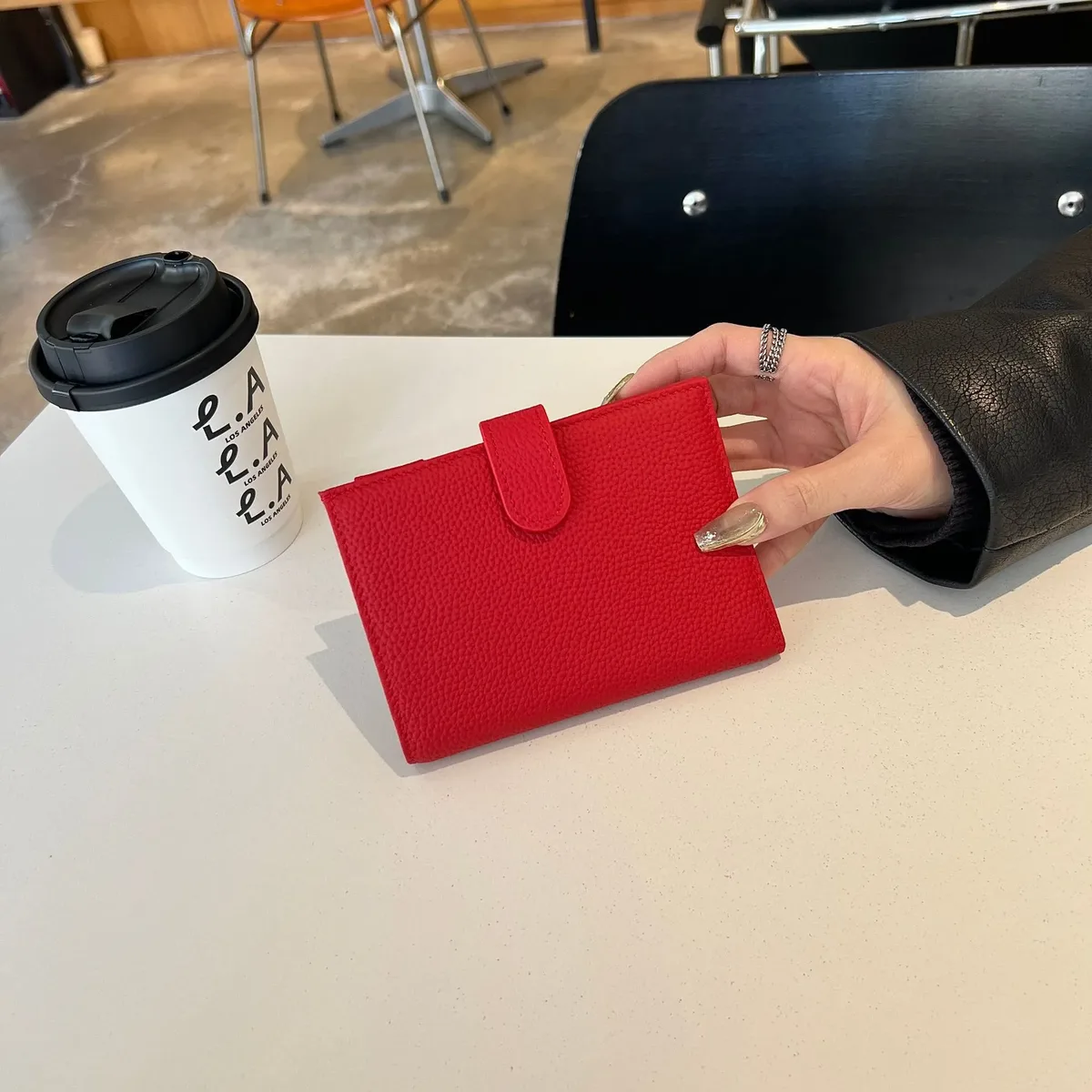 porte-passeport ultra-fin en cuir véritable avec nom personnalisé, nouveau porte-carte multifonctionnel, porte-billets, sac de rangement
