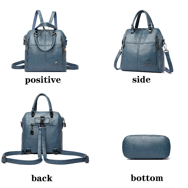 sac à dos en cuir de haute qualité pour femmes, sacs initiés, sac à dos de voyage multifonction, sacs d'école pour filles, nouveau, 2023