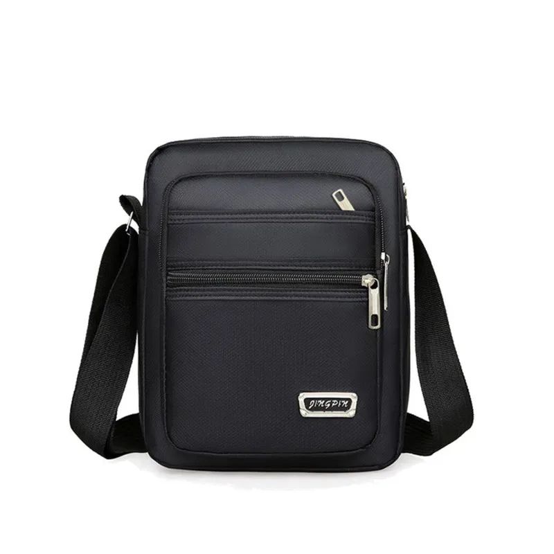 sac à bandoulière en nylon pour hommes, sac à main portable de grande capacité pour loisirs d'affaires, multicouche étanche, sacs à bandoulière d'été pour hommes