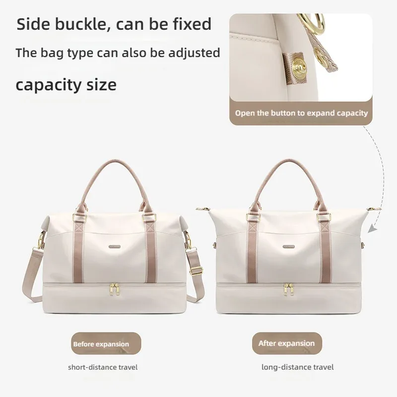 golf quality sac de voyage étanche de grande capacité pour femme sac de bagage de voyage d'affaires multi-compartiments