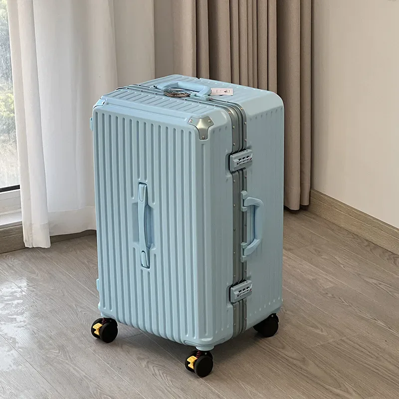 suhimu valise large poignée valise de voyage hommes 20 24 26 bagage à main femmes pc cadre en aluminium boîtier de chariot