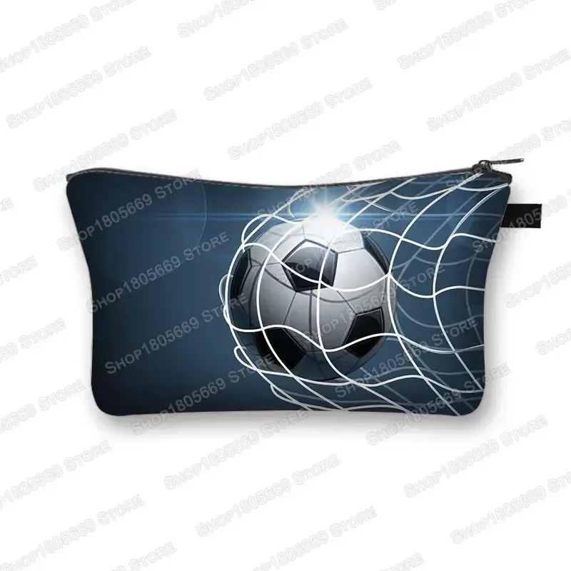 trousse à cosmétiques pour football, baseball, basket-ball, trousse de toilette de loisirs, trousse de maquillage pour femmes, petite pochette pour rouge à lèvres, sacs à cosmétiques