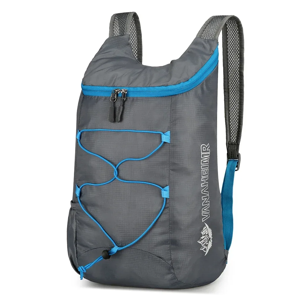sac à dos portable pliable 10l, résistant aux éclaboussures, sac d'alpinisme pliable, sac de jour de voyage ultraléger, sac de sport pour hommes et femmes