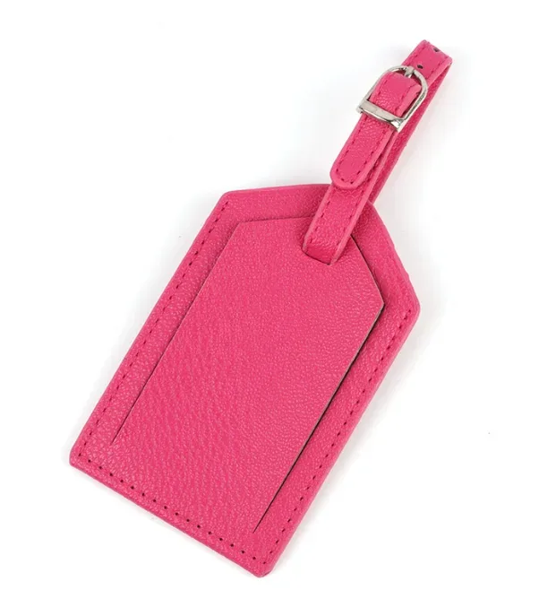étiquette de bagage étanche chancelier créative, étiquette suspendue en cuir, carte d'embarquement touristique, à la mode