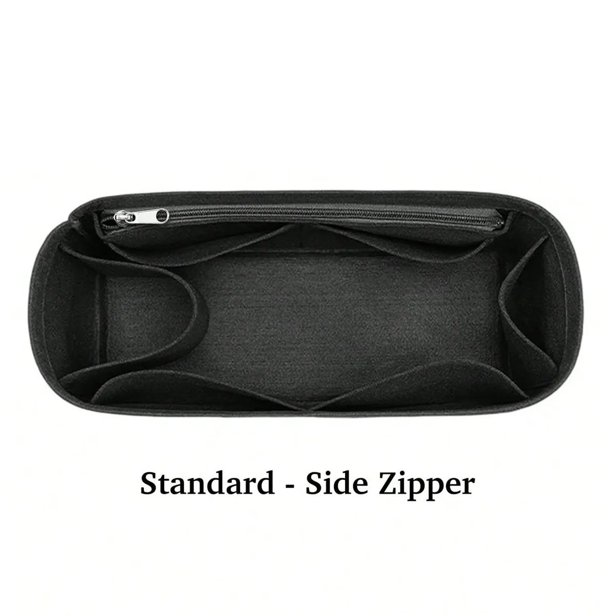 organisateur de sac fourre-tout en feutre, sac de rangement intérieur avec doublure, anti-déformation, insert intérieur multi-poches pour un rangement classifié