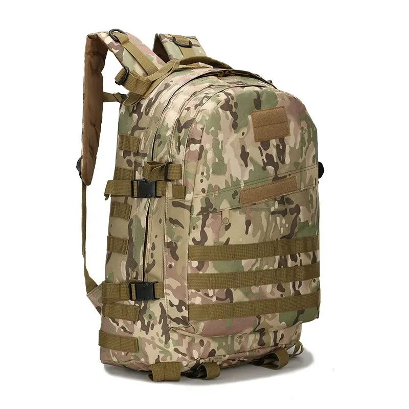 sac dos oxford université vert camouflage poche intérieure fendue ceinture coussin air survie escalade plein air