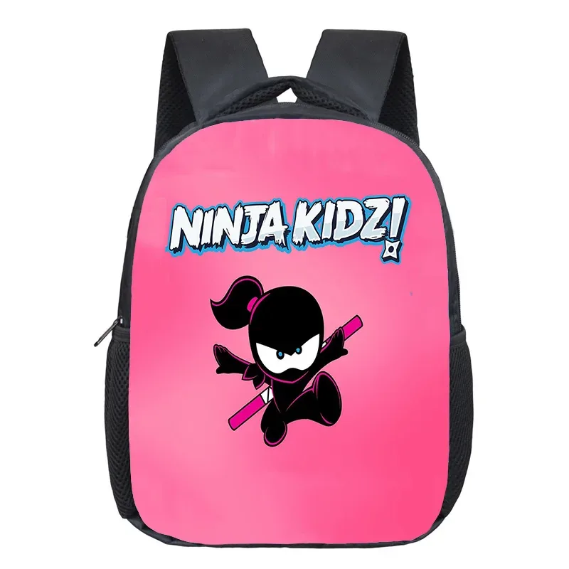 sac à dos ninja kidz pour enfants de 12 pouces, sac à livres pour la maternelle, sacs d'école à la mode pour enfants, sac à dos de voyage décontracté, sac à double épaule
