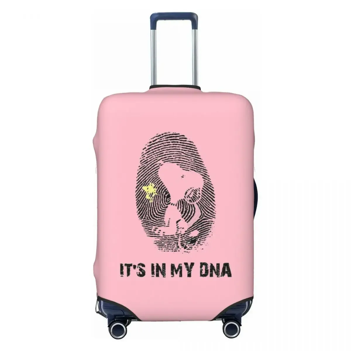 housse de bagage imprimée chiens mignons de qualité supérieure, haute élasticité, 18-32 pouces, résistante à la poussière, anti-rayures, lavable, pour voyage