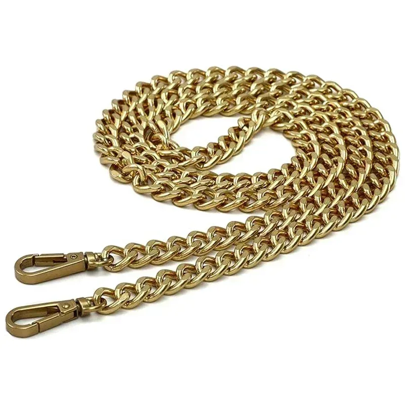 chaîne de sac en métal et aluminium de 120cm, pièces de rechange, accessoires pour sac à main à bandoulière pour femmes, bricolage, sangles détachables faites à la main