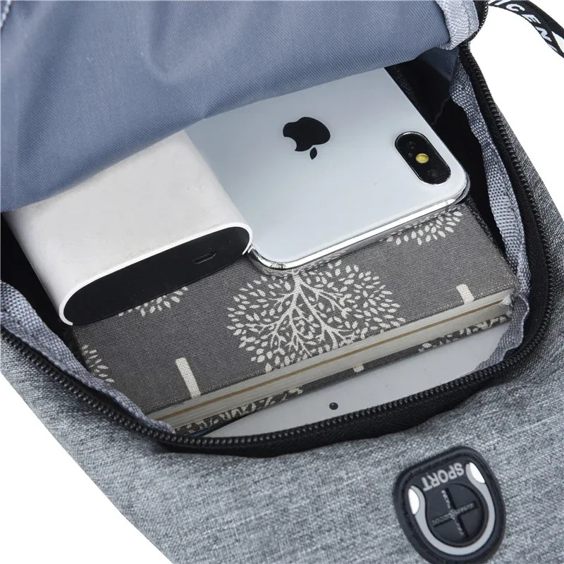 2025 nouveau sac de poitrine multifonctionnel hommes mode tendance oxford tissu sac à bandoulière style coréen décontracté sac de messager étanche