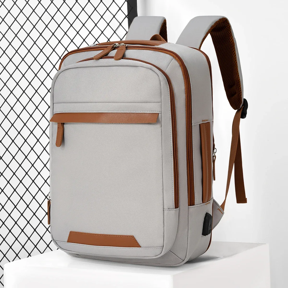 sac à dos étanche pour hommes, rechargeable par usb de haute qualité, grand sac à dos pour ordinateur portable, sac d'école unisexe pour jeunes