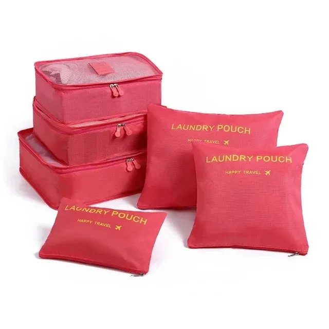 organisateur voyage sacs rangement polyester multifonction cube taille couleur variée usage bagages compression vêtements