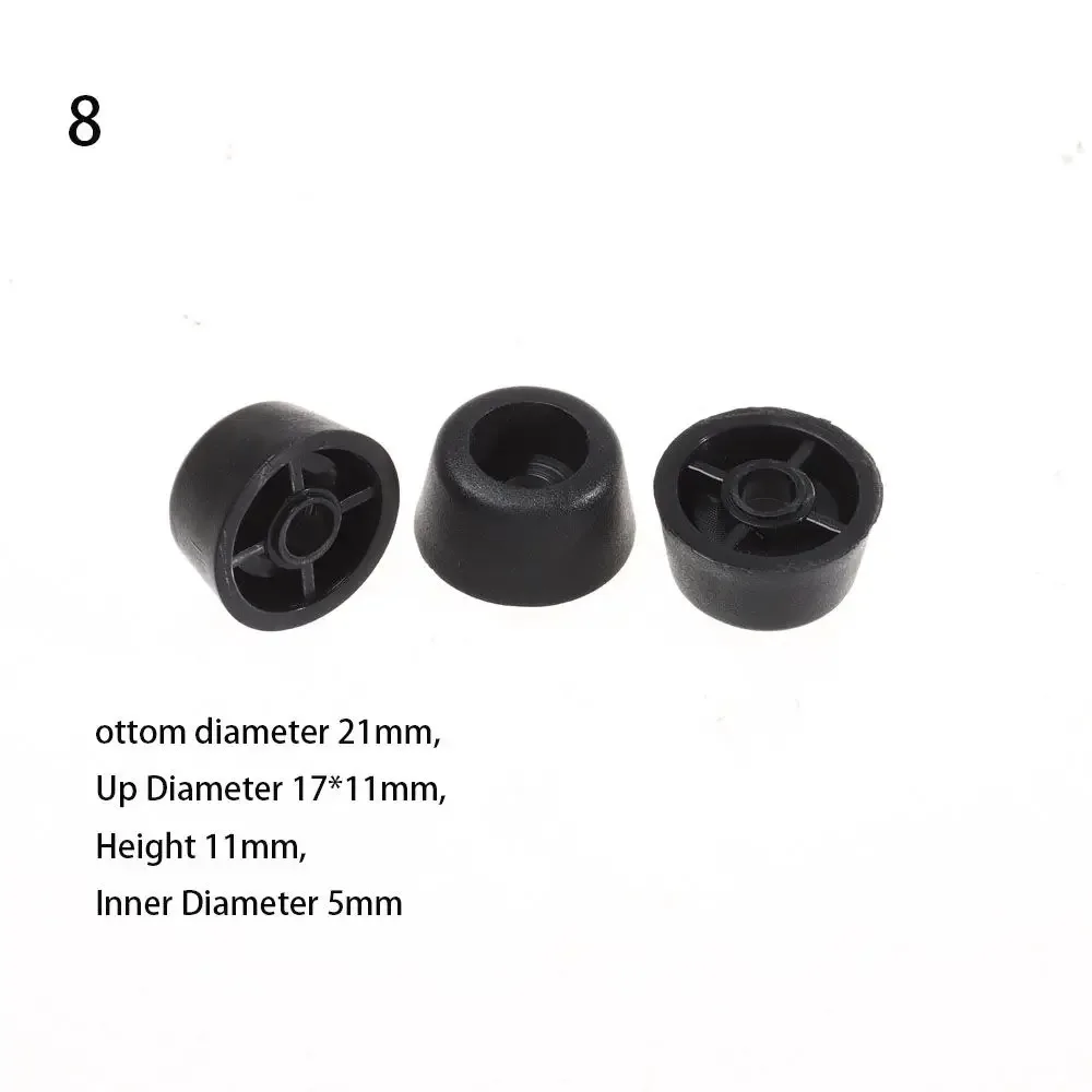 lot de 10 coussinets en plastique pour bagages, 13 styles, bricolage artisanal, sac noir, remplacement, valise, support, goujon
