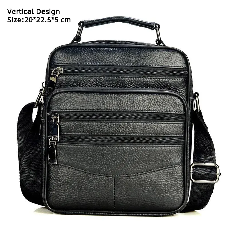 mode chaude hommes sacs de messager sacs à main en cuir véritable pour homme marque de luxe mâle sac à bandoulière pour mini pad garçon sac à bandoulière