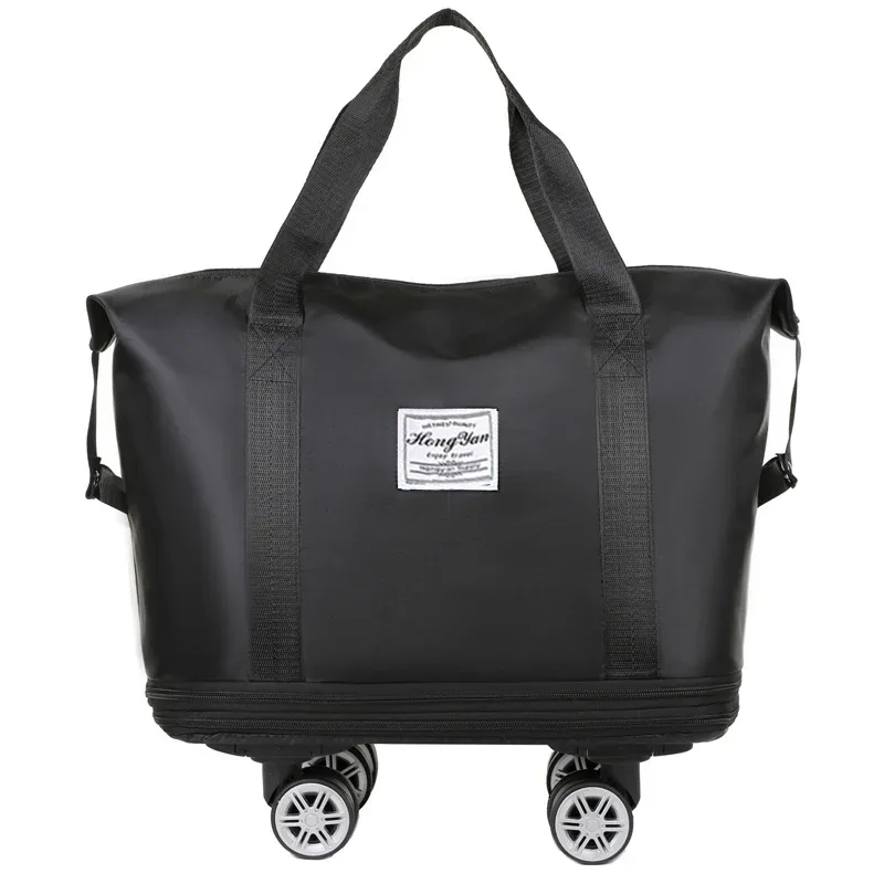 sac voyage bagage roulettes oxford université toupie poignée sup lat front blanche unisexe grande capacité séparation humide sèche