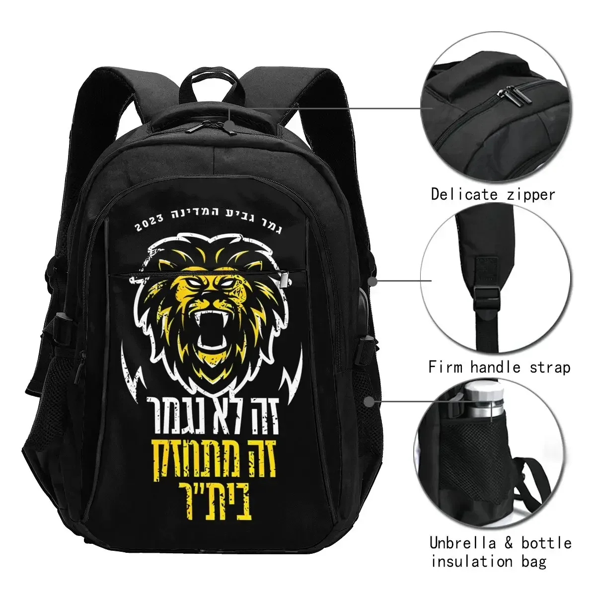 sac dos polyester anti vol sangle transport ventilation poche arrière sécurité marbre bleu noir voyage business