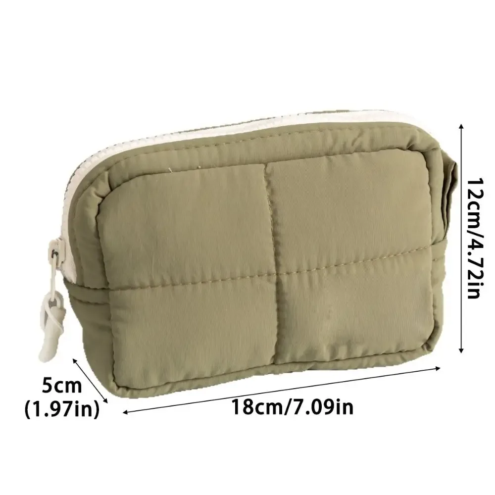 sac de maquillage en nylon de haute qualité avec compartiments, fermeture éclair, sac cosmétique étanche, trousse de toilette pour la maison et les voyages