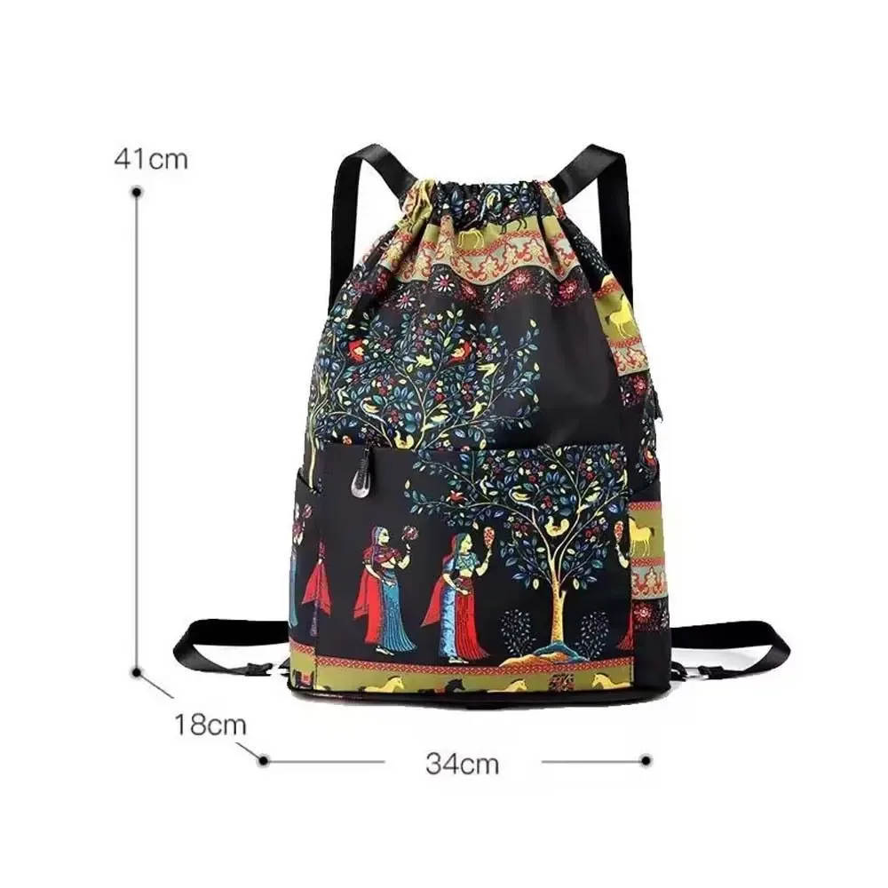 sac à dos de sport pliable de grande capacité, séparation sèche-humide, sac de sport de voyage, sac à dos de sport wstring de proximité