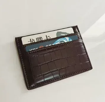 porte-passeport en cuir à motif crocodile, étiquette de bagage personnalisée avec gravure d'initiales, porte-cartes rétro de luxe, cadeau