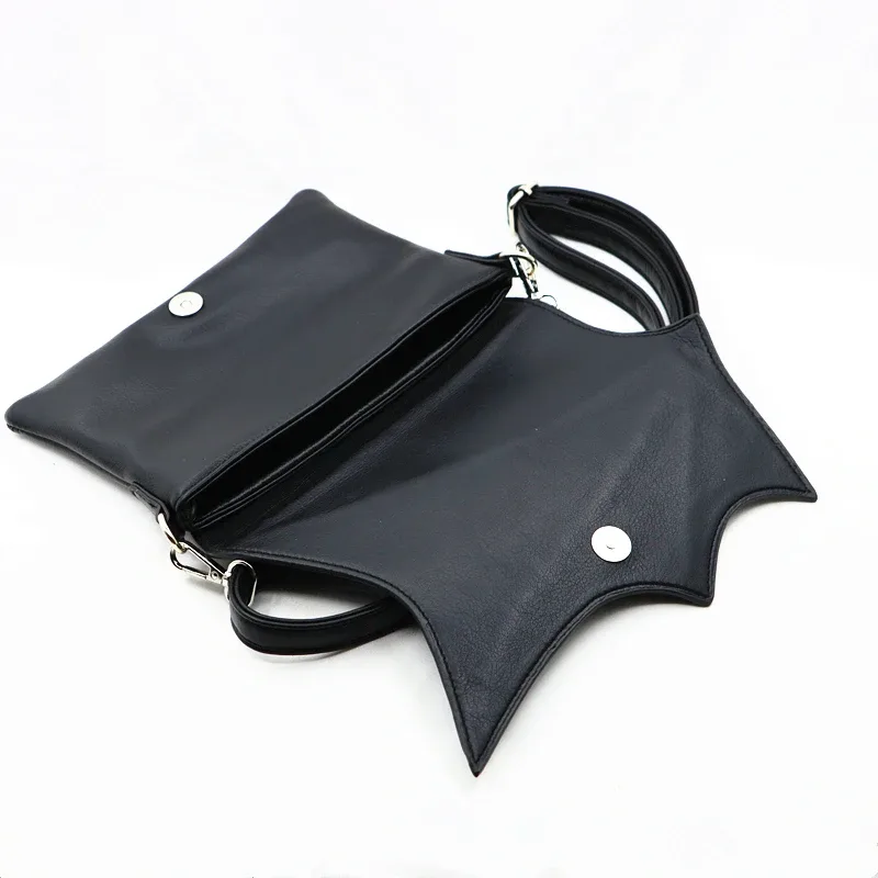sac à ailes de chauve-souris noir, petit sac à bandoulière, sac à main de style gothique, sac à main batwing