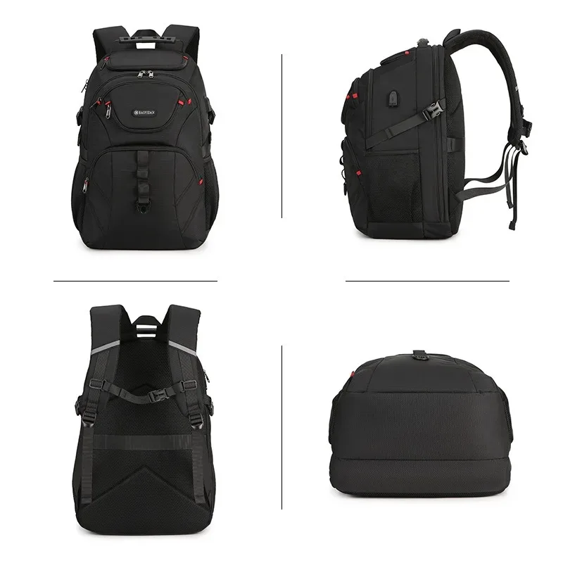 nesitu 37 l sac à dos de grande capacité a4 14 15.6 16 pouces pour ordinateur portable, sac à dos pour hommes et femmes, sac de voyage pour l'école, la randonnée, gris, noir, bleu, m1580