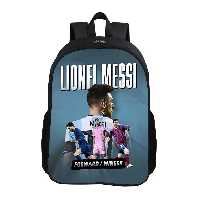 sac à dos m-messi pour l'école et les voyages, sac à dos de sport pour enfant, sac à dos de football pour enfant, sac à dos de star du football, cadeau