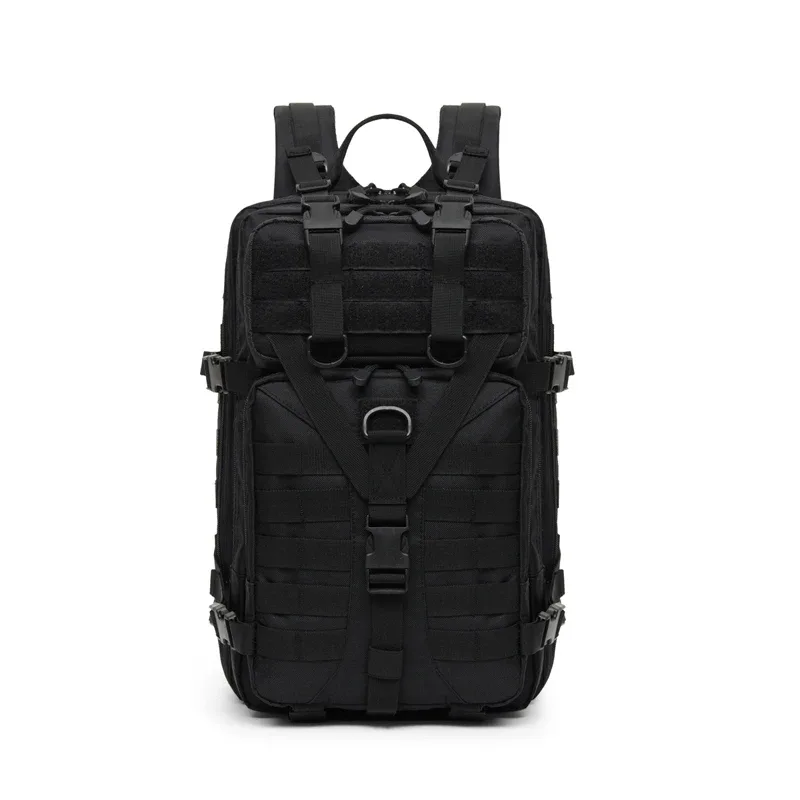 sac à dos tactique d'extérieur 40l, sac de montagne de grande capacité, sac d'école multifonctionnel en nylon camouflage imperméable, sac à dos de voyage pour ordinateur