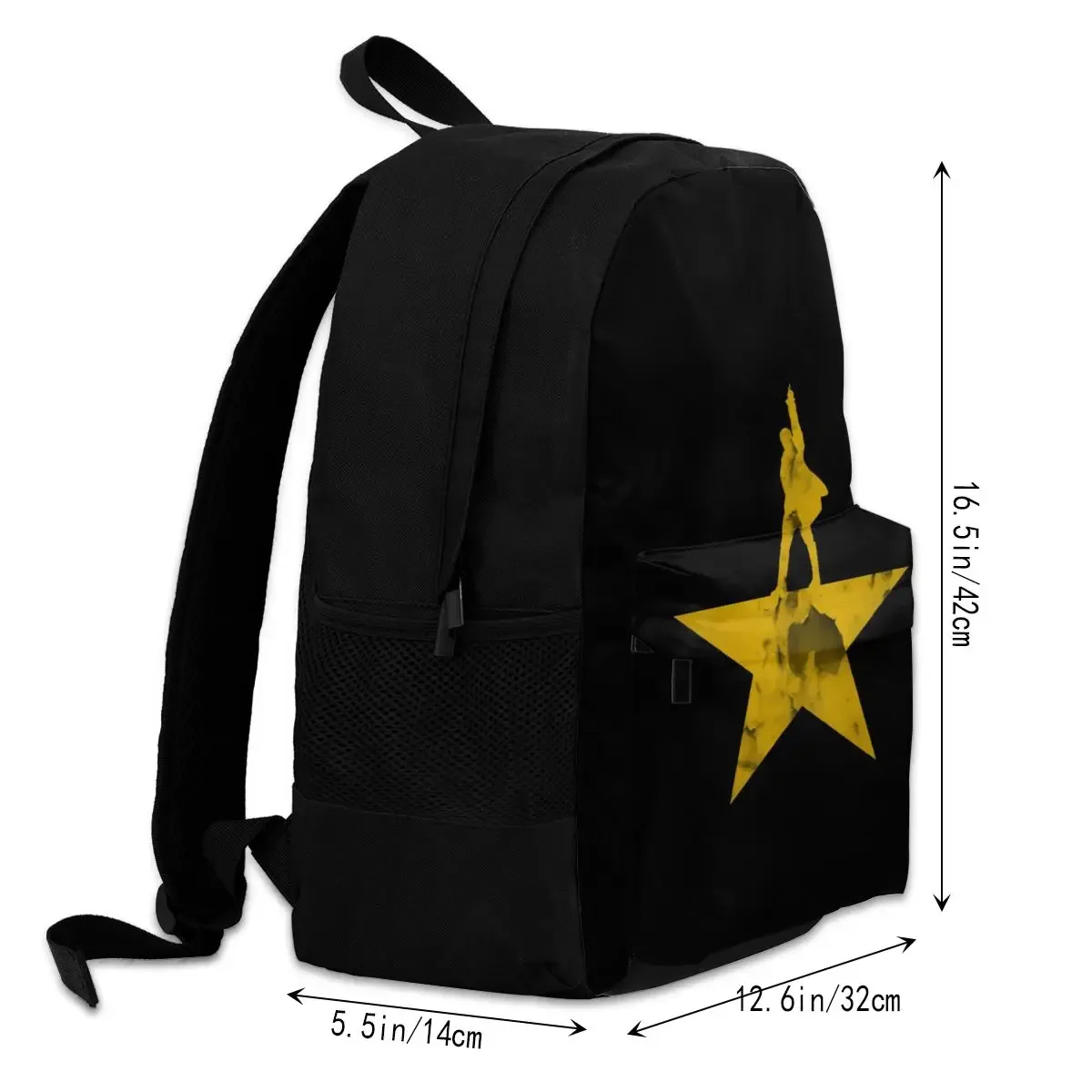 grand sac à dos musical en polyester pour jeune, joli sac de voyage pour jeune