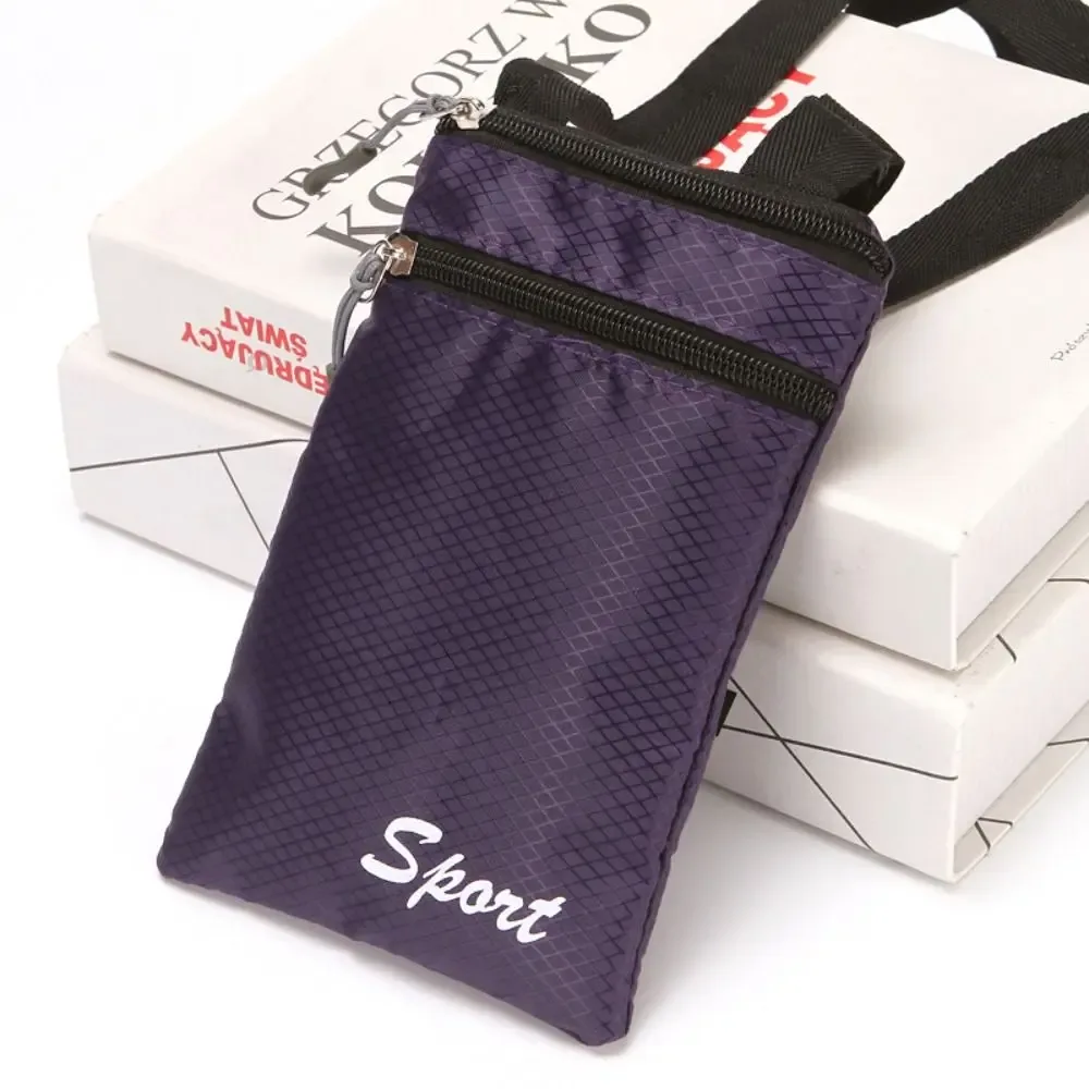 sac de téléphone solide à la mode, carré simple initié, sacs à bandoulière, sac de confrontation extérieur, porte-monnaie, sac de rangement de lettres