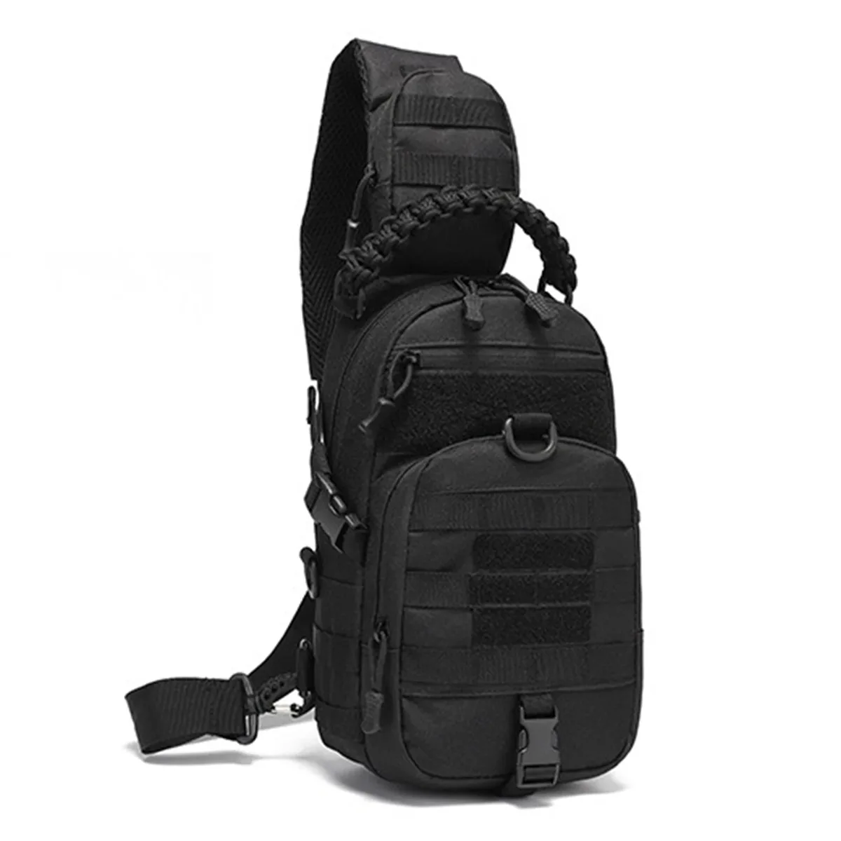 thuram – sac de poitrine de voyage, sac à bandoulière tactique pour hommes, sac à dos militaire en nylon, système molle