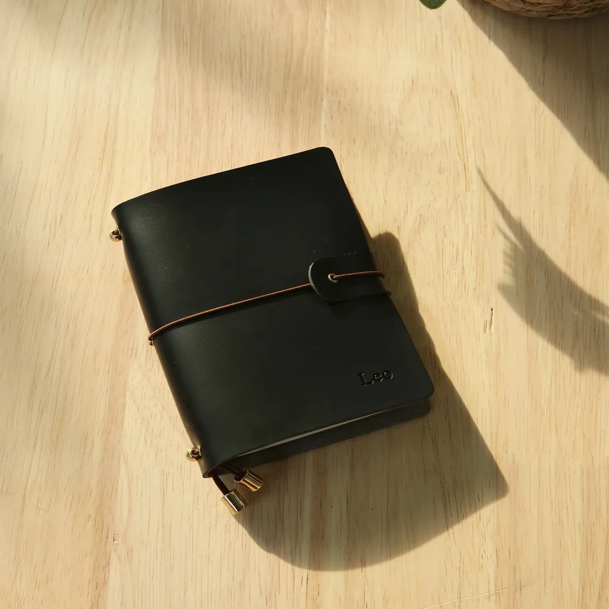 porte-passeport en cuir personnalisé avec nom gravé, carnet créatif a7, porte-cartes, bloc-notes de voyage portable, cadeau