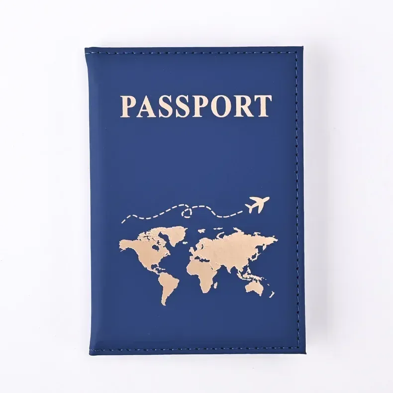 ensemble de porte-passeport de voyage pour femmes et hommes, housse de protection pour passeport de voyage, sacs étiquettes de bagages, accessoires de voyage